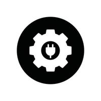 light setting glyph icon vector