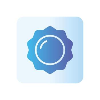 flame gradient icon vector