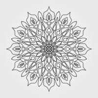 Circular pattern mandala art decoration elements vector