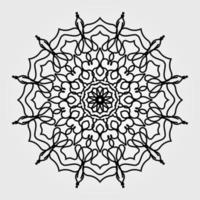 Circular pattern mandala art decoration elements vector