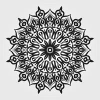 Circular pattern mandala art decoration elements vector