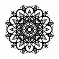 Frame in eastern tradition. Stylized with henna tattoos decorative pattern for decorating covers for book, notebook, casket, magazine, postcard and folder. Flower mandala in mehndi style. vector