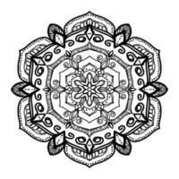 christmas snowflake ornament vector