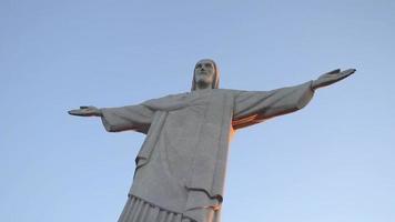 cristo redentor no rio de janeiro, brasil. video
