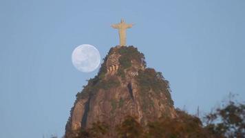 cristo redentor no rio de janeiro, brasil. video