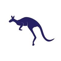 Kangaroo logo. Isolated kangaroo on white background vector