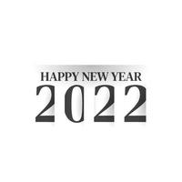 2022 Happy New Year logo text design. 2022 number design template. Collection of 2021 happy new year symbols. Vector illustration