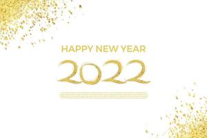 2022 Happy New Year logo text design. 2022 number design template. Collection of 2021 happy new year symbols. Vector illustration