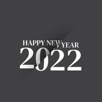 2022 Happy New Year logo text design. 2022 number design template. Collection of 2021 happy new year symbols. Vector illustration