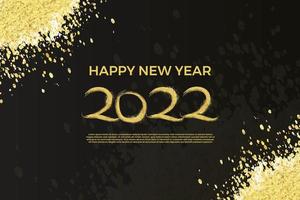 2022 Happy New Year logo text design. 2022 number design template. Collection of 2021 happy new year symbols. Vector illustration