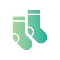 socks gradient icon vector