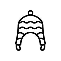 chullo line icon vector