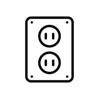 power strip glyph icon vector