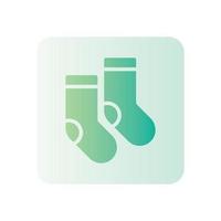 socks gradient icon vector