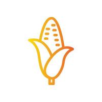 corn gradient icon vector