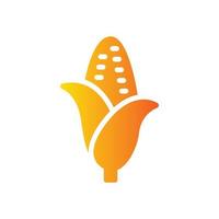 corn gradient icon vector