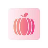 pumpkin gradient icon vector