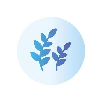 icono de gradiente de trigo vector