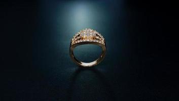 patrón de anillo de diamantes foto