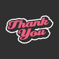 thank you svg quote for tshirt vector image