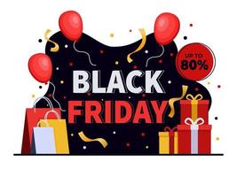 Black Friday sale vector illustration can use for banner, poster, promotion, web.