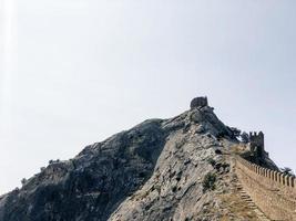 Genoese fortress in Sudak city. Crimea photo