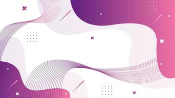 abstract wave purple background vector