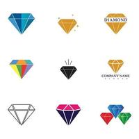 Diamond Logo Template vector icon illustration design