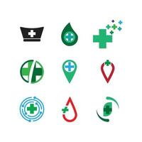 vector de plantilla de logotipo médico de salud