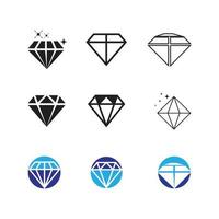 Diamond Logo Template vector icon illustration design