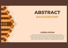 abstract geometric shape background design vector