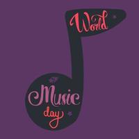 World Music Day vector