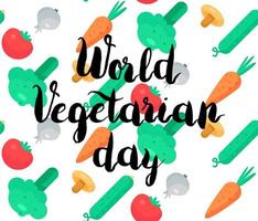 World Vegetarian Day vector