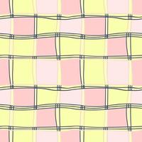 Vector modern seamless pattern with hand draw abstract line, checkered. Use it for wallpaper, textile print, pattern fills, web page, surface textures, wrapping paper, design presentation