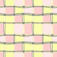 Vector modern seamless pattern with hand draw abstract line, checkered. Use it for wallpaper, textile print, pattern fills, web page, surface textures, wrapping paper, design presentation