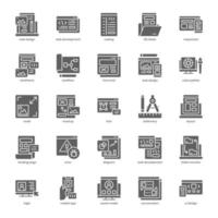 Web Design and Development pack for your website design, logo, app, UI. vector