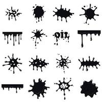 Oil or petroleum set collection vector