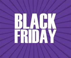 Black Friday Design Vector day 29 November Holiday advertising abstract Sale illustration with Purple background