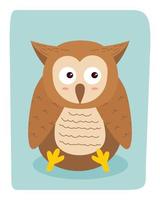 Owl Bird Vintage Animals Vector