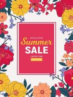 Summer Sale concept Background. Vector Illustration