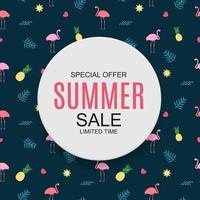 Summer Sale concept Background. Vector Illustration