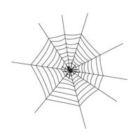 silueta web sobre un fondo blanco. ilustración vectorial vector