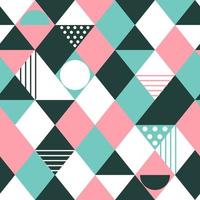 Geometric Seamless Pattern Background. Vector Illustration