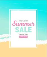 Summer Sale concept Background. Vector Illustration