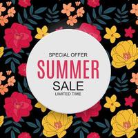 Summer Sale concept Background. Vector Illustration