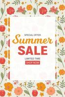 Summer Sale concept Background. Vector Illustration