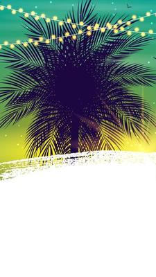 Summer Abstract Instagram stories  banner background can be use for landing page, website, mobile app, web design. Vector Illustration