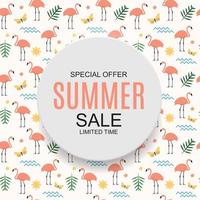 Summer Sale concept Background. Vector Illustration