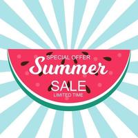 Summer Sale concept Background. Vector Illustration