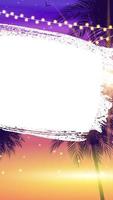 Summer Abstract Instagram stories  banner background can be use for landing page, website, mobile app, web design. Vector Illustration